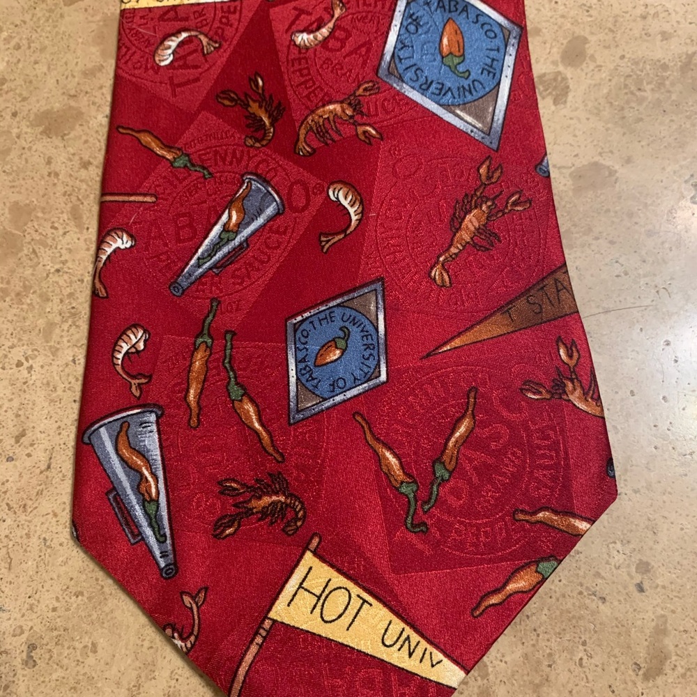Tabasco 100% Silk Tie